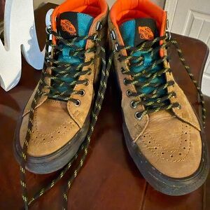 Vans Tan Leather high tops